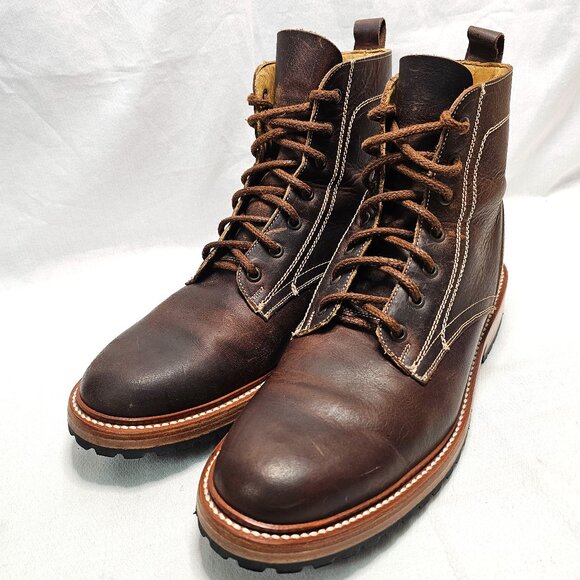 Stetson Chukka Brown Leather Casual Ankle Boots 12-020-2031-3758 Men's Size 10D